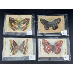 Assorted Antique Tokio Cigarettes Butterfly & Moth Silks